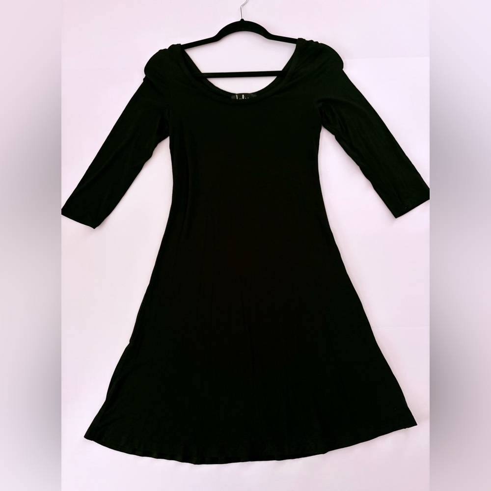 Kacey Montoya’s Closet | Lulu’s Black T-shirt Dress